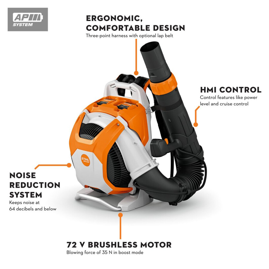 soplador de mochila a batería bra 600