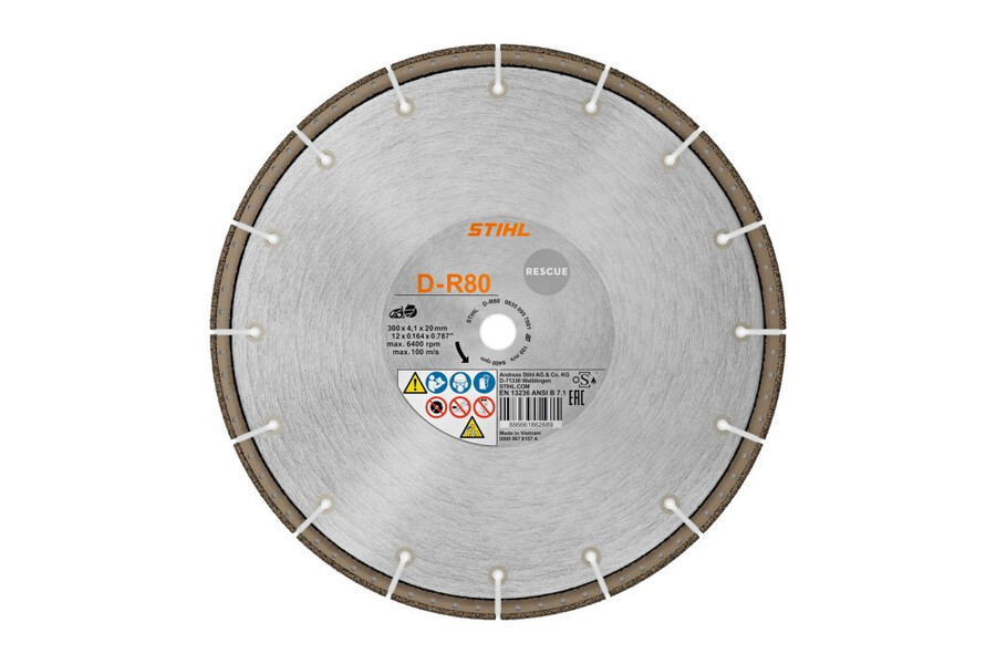 disco de corte de diamante d-r80 rescue