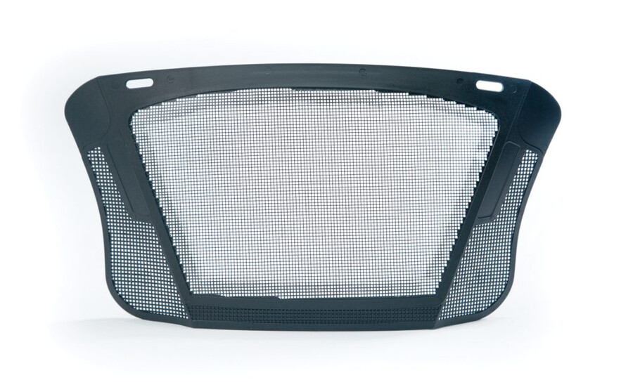 visera de malla de acero
